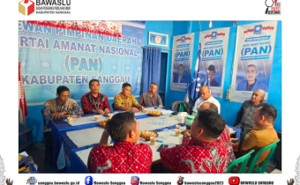 Koordinasi Berkelanjutan, Bawaslu Sanggau Perkuat Pendataan Partai Politik
