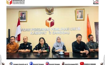 Perkuat Tata Kelola Kelembagaan, Plt. Kepala Sekretariat Bawaslu Kalbar Supervisi Bawaslu Kabupaten Sanggau