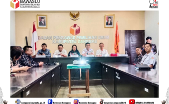 Menuju Pemilu 2029 yang Bermartabat, Bawaslu Sanggau Gaungkan Semangat Pengawasan Partisipatif