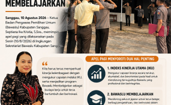 Perkuat Kinerja Kelembagaan, Ketua Bawaslu Sanggau Soroti IKU dan Bawaslu Membelajarkan