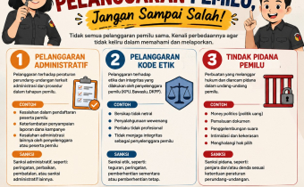 Kenali 3 Jenis Pelanggaran Pemilu, Jangan Sampai Salah!