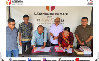 Media Jadi Mitra Strategis, Bawaslu Sanggau Perkuat Kolaborasi melalui MoU
